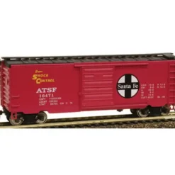 Model Power 2171 HO Scale ATSF Santa Fe 40' Metal Box Car - Model Train Junction: Quality Parts and Art Supplies