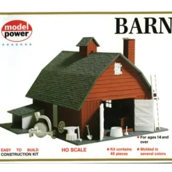 Model Power 601 HO Scale Barn Kit - Model Train Junction: Quality Parts and Art Supplies