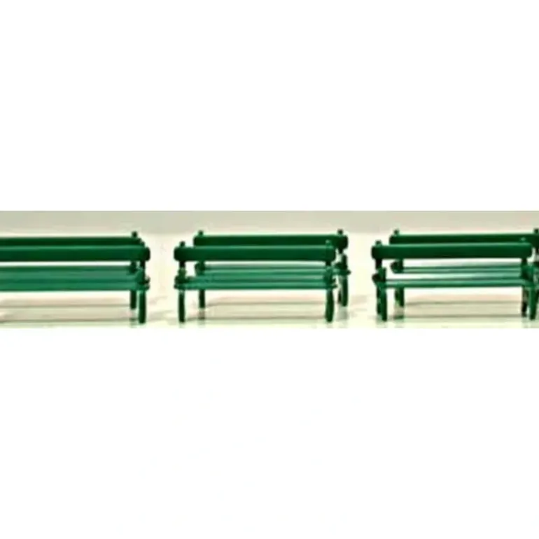 Model Power 5713 HO Scale Benches Figures (Set of 6) - Model Train Junction: Quality Parts and Art Supplies