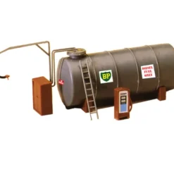 Model Power 773 HO Scale Built-up Trackside Oil Tank - Model Train Junction: Quality Parts and Art Supplies
