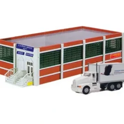 Model Power 677 HO Scale Built-up Post Office w/18' Truck - Model Train Junction: Quality Parts and Art Supplies
