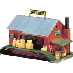 Model Power 774 HO Scale Built-up Warehouse - Model Train Junction: Quality Parts and Art Supplies