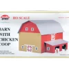 Model Power 482 HO Scale Deluxe Barn Building Kit - Model Train Junction: Quality Parts and Art Supplies