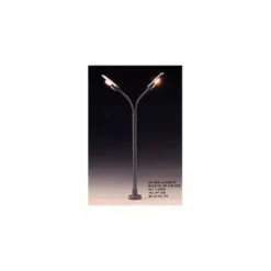 Model Power 496 HO Scale Double Highway Light (Pack of 2) - Model Train Junction: Quality Parts and Art Supplies