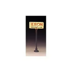 Model Power 705 HO Scale Exxon Station Sign - Model Train Junction: Quality Parts and Art Supplies