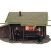 Model Power 645 HO Scale Fisherman's Cabin-Lighted - Model Train Junction: Quality Parts and Art Supplies