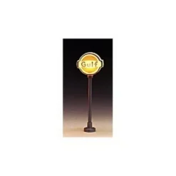 Model Power 706 HO Scale Gulf Station Sign (Pack of 2) - Model Train Junction: Quality Parts and Art Supplies