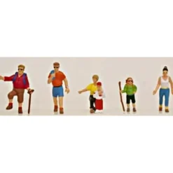 Model Power 5752 HO Scale Hikers (Pack of 5) - Model Train Junction: Quality Parts and Art Supplies