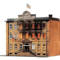 Model Power 470 HO Scale IRS on Fire Building Kit - Model Train Junction: Quality Parts and Art Supplies