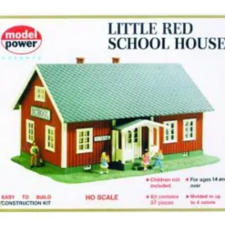 Model Power 604 HO Scale Little Red School House - Model Train Junction: Quality Parts and Art Supplies