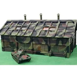 Model Power 668 HO Scale Munitions Depot w/2 Mini-Tanks - Model Train Junction: Quality Parts and Art Supplies