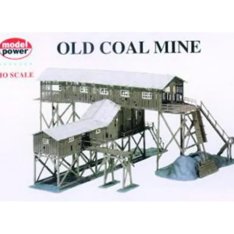 Model Power 316 HO Scale Old Coal Mine Building Kit - Model Train Junction: Quality Parts and Art Supplies