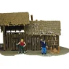 Model Power 641 HO Scale Old Storage Shed - Model Train Junction: Quality Parts and Art Supplies