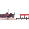 Model Power 427 HO Scale Station And Freight Shed Building Kit - Model Train Junction: Quality Parts and Art Supplies