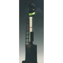 Model Power 1680 HO Scale Traffic Signal w/3 Lights 4-Way Prewired Switch - Model Train Junction: Quality Parts and Art Supplies