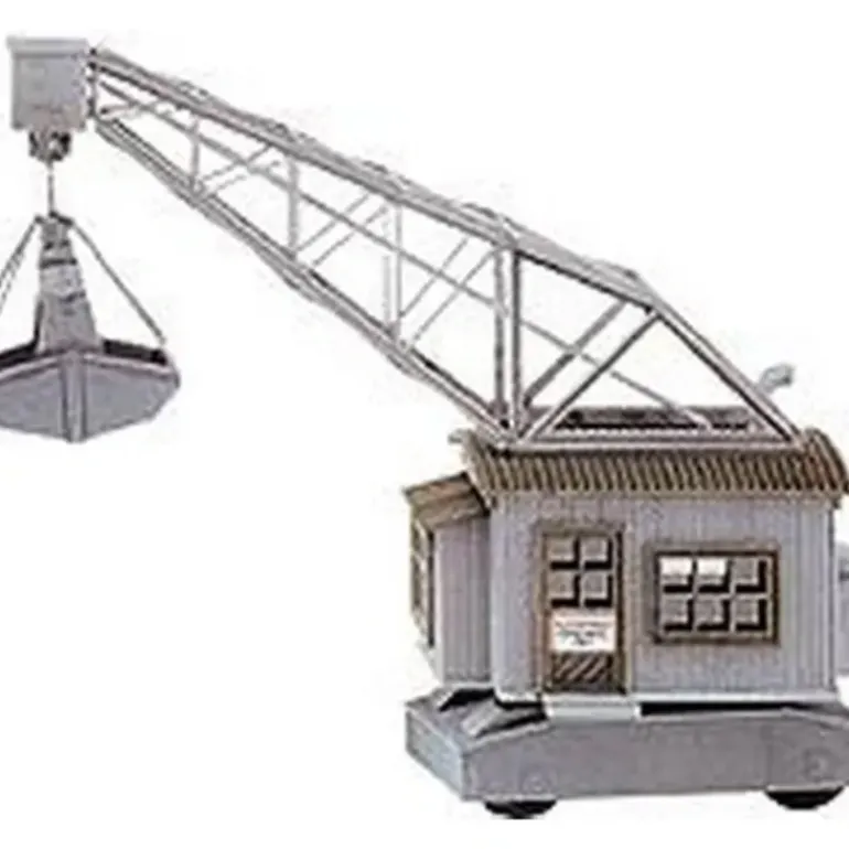 Model Power 303 HO Scale Unloading Crane Building Kit - Model Train Junction: Quality Parts and Art Supplies
