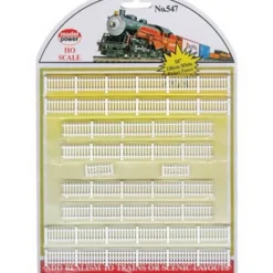 Model Power 547 HO Scale White Fences - Model Train Junction: Quality Parts and Art Supplies