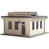 Model Power 444 HO Scale Whistle Stop Station Building Kit - Model Train Junction: Quality Parts and Art Supplies