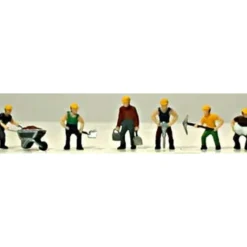 Model Power 5700 HO Track Laying Crew Figures (Set of 6) - Model Train Junction: Quality Parts and Art Supplies