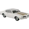 Model Power 19255 HO White 1969 Oldsmobile 442 - Model Train Junction: Quality Parts and Art Supplies