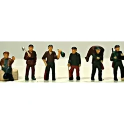 Model Power 5711 Hunter Figures (Set of 6) - Model Train Junction: Quality Parts and Art Supplies