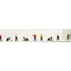 Model Power 1368 Masons & Bricklayers Figures (Set of 9) - Model Train Junction: Quality Parts and Art Supplies