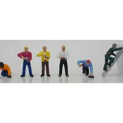 Model Power 5748 Masons & Bricklayers (Pack of 6) - Model Train Junction: Quality Parts and Art Supplies