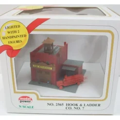 Model Power 2565 N Hook&Ladder Fire Dept. Building - Model Train Junction: Quality Parts and Art Supplies