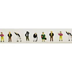 Model Power 1344 N Pedestrian Figures (Set of 9) - Model Train Junction: Quality Parts and Art Supplies