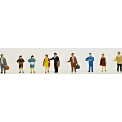 Model Power 1335 N Railroad People Figures (Set of 9) - Model Train Junction: Quality Parts and Art Supplies