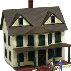 Model Power 2556 N Scale Assembled Haunted House Lighted W/Figures - Model Train Junction: Quality Parts and Art Supplies
