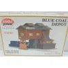 Model Power 1506 N Scale Blue Coal Depot Building Kit - Model Train Junction: Quality Parts and Art Supplies