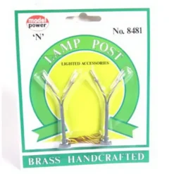 Model Power 8481 N Scale Brass Dual Highway Lights (Pack of 2) - Model Train Junction: Quality Parts and Art Supplies