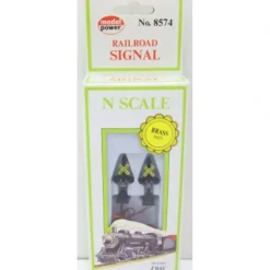 Model Power 8574 N Scale Crossing Signal Prewired Switch Brass Parts (Box of 2) - Model Train Junction: Quality Parts and Art Supplies
