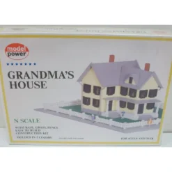 Model Power 1556 N Scale Grandma's House Kit - Model Train Junction: Quality Parts and Art Supplies