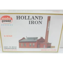 Model Power 1546 N Scale Holland Iron & Steel Building Kit - Model Train Junction: Quality Parts and Art Supplies
