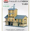 Model Power 1565 N Scale Lumber Yard Building Kit - Model Train Junction: Quality Parts and Art Supplies