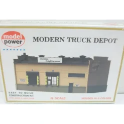 Model Power 1549 N Scale Modern Truck Depot Kit - Model Train Junction: Quality Parts and Art Supplies
