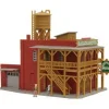 Model Power 2597 N Scale Railroad Hotel Built-Up W/Figures - Model Train Junction: Quality Parts and Art Supplies