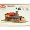 Model Power 1523 N Scale Saw Mill Building Kit - Model Train Junction: Quality Parts and Art Supplies