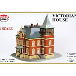 Model Power 1526 N Scale Victorian House Building Kit - Model Train Junction: Quality Parts and Art Supplies