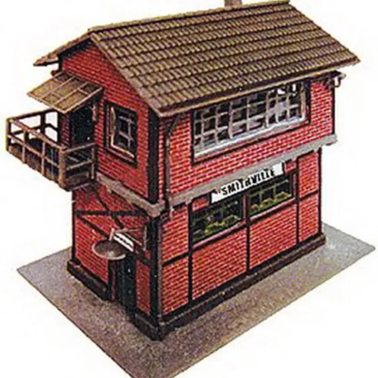Model Power 1585 N Scale Yard Tower Model Plastic Parts & Decals Building Kit - Model Train Junction: Quality Parts and Art Supplies