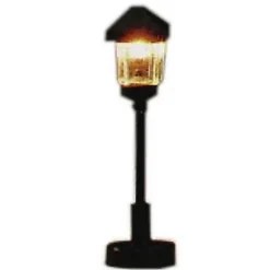 Model Power 8486 N Square Top Suburban Clear Globe Lamposts (3) - Model Train Junction: Quality Parts and Art Supplies