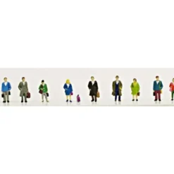Model Power 1349 N Standing Tourist Traveller Figures (Set of 9) - Model Train Junction: Quality Parts and Art Supplies