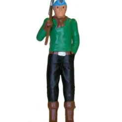 Model Power 7004-1 O Worker With Lighted Hard Hat Lighted Figure - Model Train Junction: Quality Parts and Art Supplies