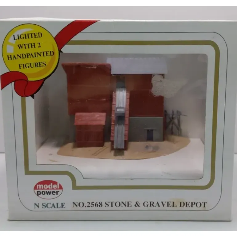 Model Power 2568 Stone & Gravel Depot - Model Train Junction: Quality Parts and Art Supplies