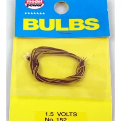 Model Power 152 1.5Volt Grain of Rice Clear Bulbs (Pack of 3) - Model Train Junction: Quality Parts and Art Supplies