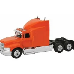 Model Power Mini Series 20301 1:87 Orange Ford Aeromax Truck - Model Train Junction: Quality Parts and Art Supplies