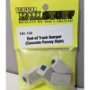 Model Railstuff 100 HO End of Track Bumper Concrete Pennsy Style (Pack of 4) - Model Train Junction: Quality Parts and Art Supplies