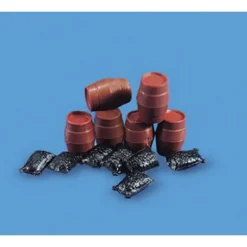 Modelscene 5064 HO SACKS & BARRELS - Model Train Junction: Quality Parts and Art Supplies